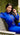 JUMPSUIT BLUE ENCAJE MANGA