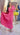 VESTIDO ROSA TABLONES CUELLO V