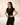 JUMPSUIT NEGRO MANGA CORTA LENTEJUELA