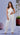 Set Flor Blanco Mezclilla