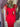 VESTIDO ROJO MIDI MANGA LARGA